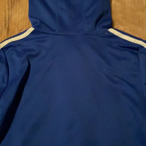 Adidas Boys 3 stripe Hoodie 
Sz: 8 Color: Blue- New without tags! - Picture 6 of 6